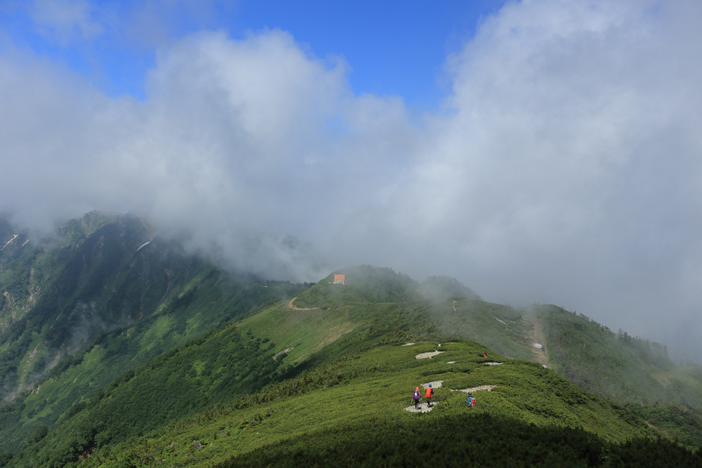 日本:後立山連峰之5~爺ヶ岳與種池山莊 日本:後立山連峰之5~爺ヶ岳與種池山莊