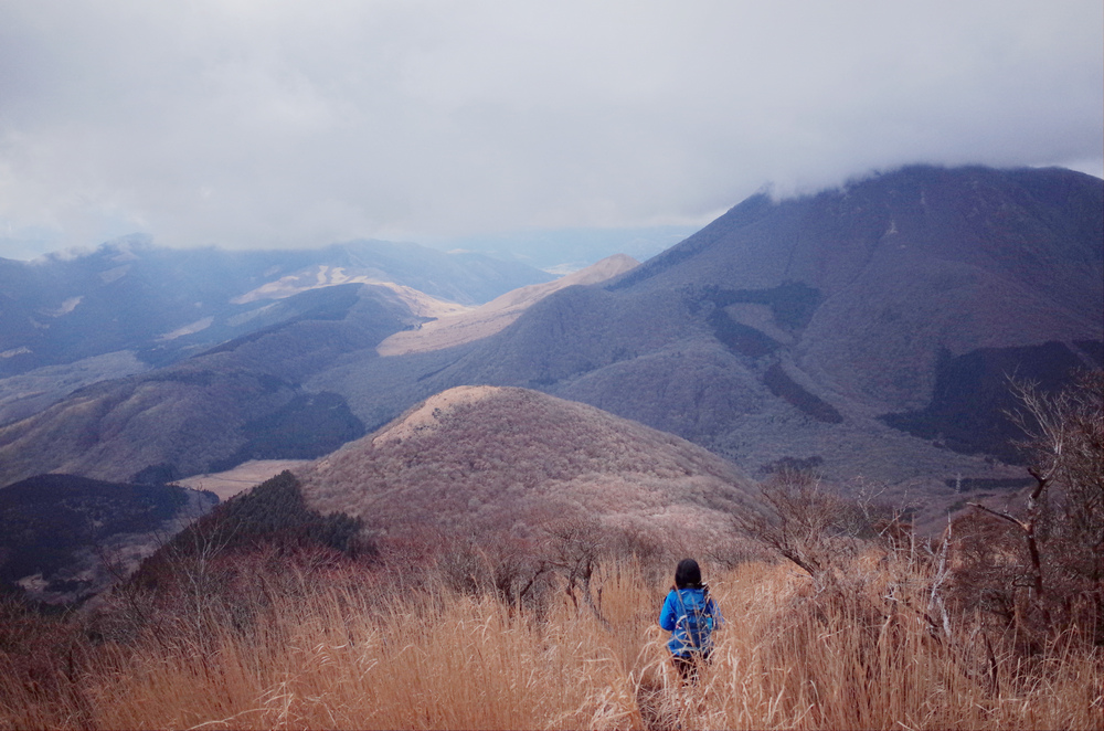 日本九州:鶴見岳 日本九州:鶴見岳
