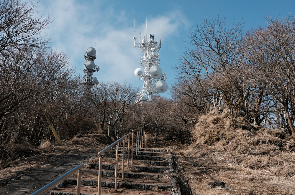 日本九州:鶴見岳 日本九州:鶴見岳