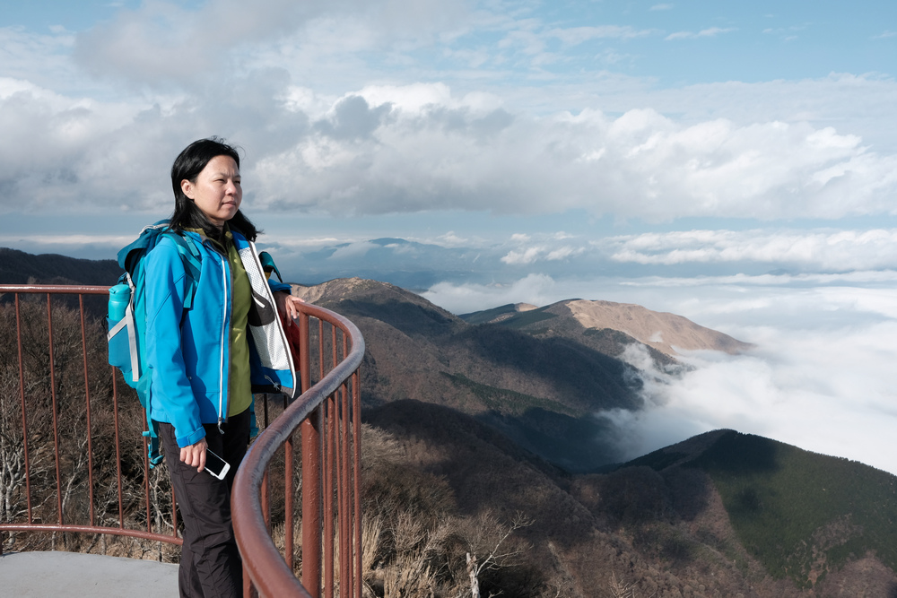 日本九州:鶴見岳 日本九州:鶴見岳