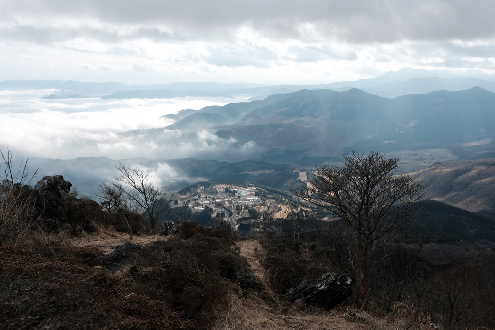 日本九州:鶴見岳