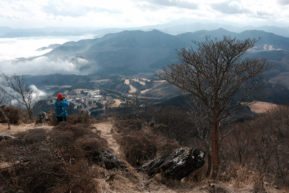 日本九州:鶴見岳 日本九州:鶴見岳