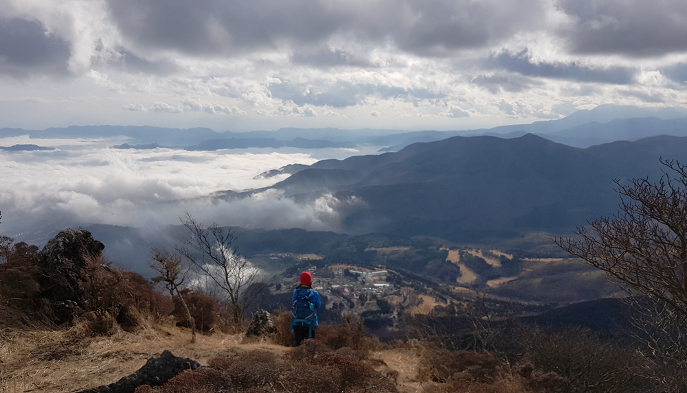 日本九州:鶴見岳 日本九州:鶴見岳