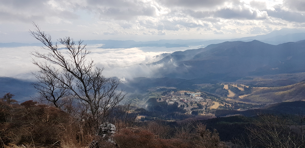 日本九州:鶴見岳 日本九州:鶴見岳