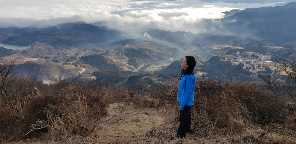 日本九州:鶴見岳 日本九州:鶴見岳