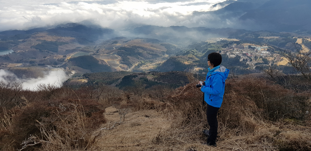 日本九州:鶴見岳 日本九州:鶴見岳
