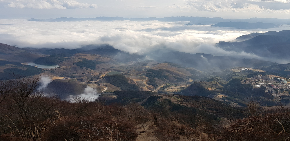 日本九州:鶴見岳 日本九州:鶴見岳