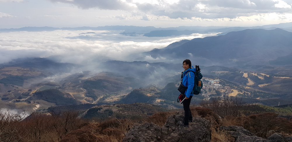 日本九州:鶴見岳 日本九州:鶴見岳
