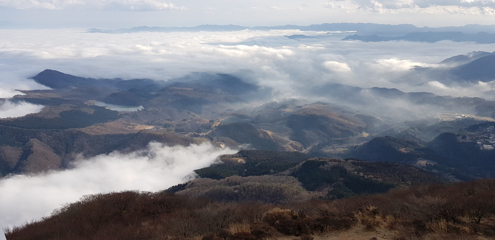 日本九州:鶴見岳 日本九州:鶴見岳