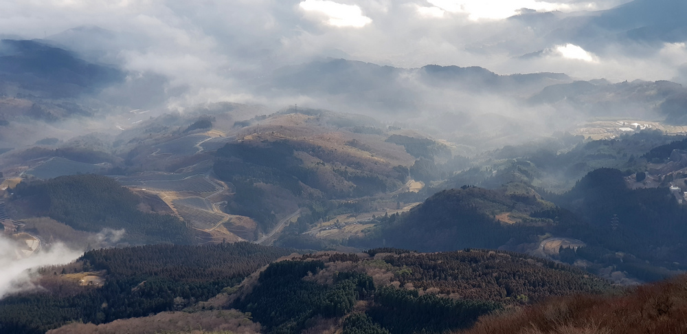 日本九州:鶴見岳 日本九州:鶴見岳