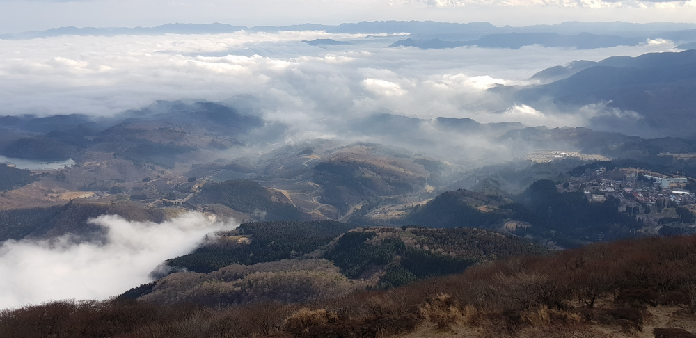 日本九州:鶴見岳 日本九州:鶴見岳