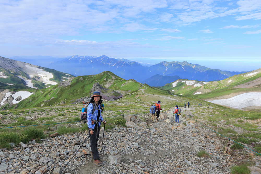日本：後立山連峰之8～白馬山莊→杓子岳→白馬鑓ヶ岳
