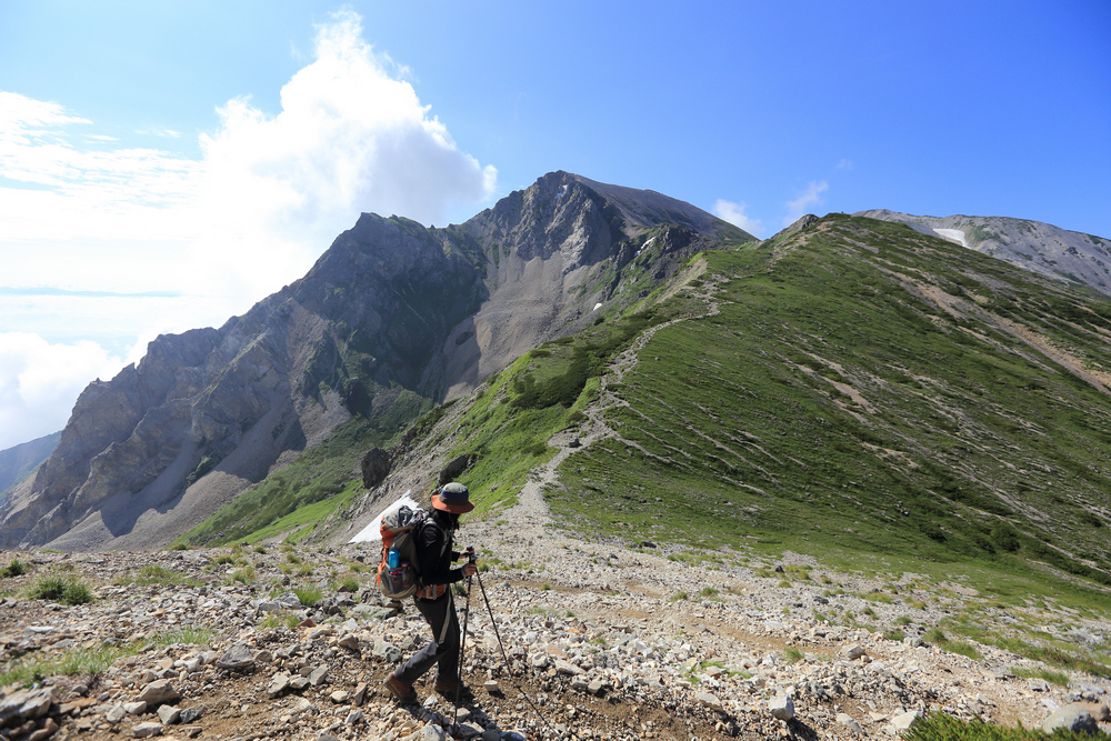 日本：後立山連峰之8～白馬山莊→杓子岳→白馬鑓ヶ岳