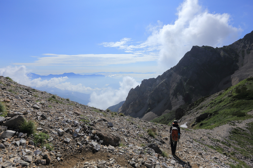 日本：後立山連峰之8～白馬山莊→杓子岳→白馬鑓ヶ岳
