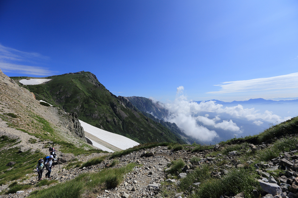 日本：後立山連峰之8～白馬山莊→杓子岳→白馬鑓ヶ岳