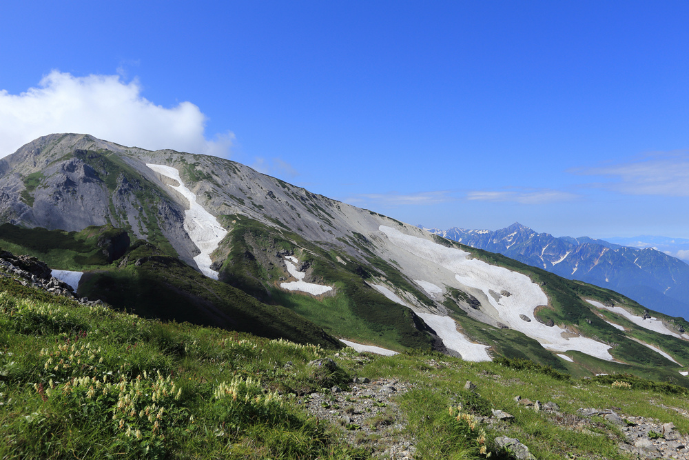 日本：後立山連峰之8～白馬山莊→杓子岳→白馬鑓ヶ岳