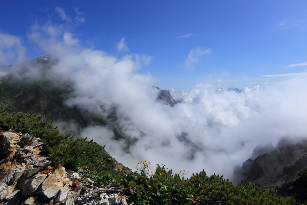 日本：後立山連峰之8～白馬山莊→杓子岳→白馬鑓ヶ岳