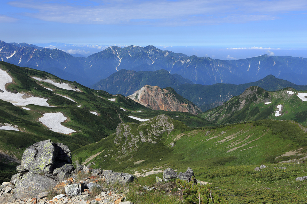 日本：後立山連峰之8～白馬山莊→杓子岳→白馬鑓ヶ岳