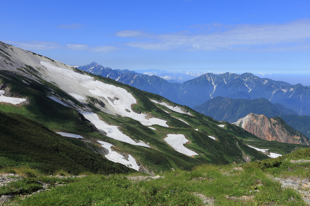 日本：後立山連峰之8～白馬山莊→杓子岳→白馬鑓ヶ岳