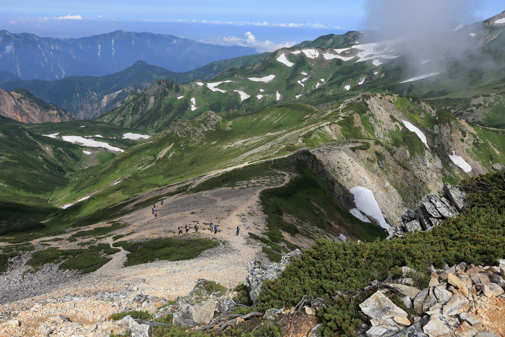 日本：後立山連峰之8～白馬山莊→杓子岳→白馬鑓ヶ岳