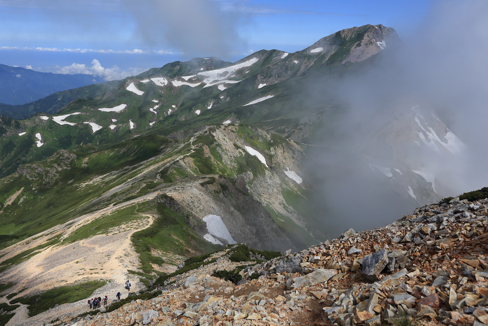 日本：後立山連峰之8～白馬山莊→杓子岳→白馬鑓ヶ岳
