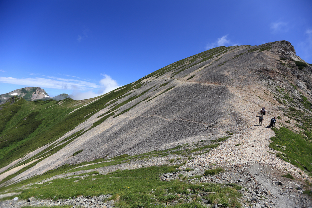日本：後立山連峰之8～白馬山莊→杓子岳→白馬鑓ヶ岳