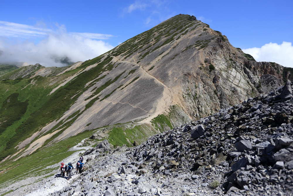 日本：後立山連峰之8～白馬山莊→杓子岳→白馬鑓ヶ岳
