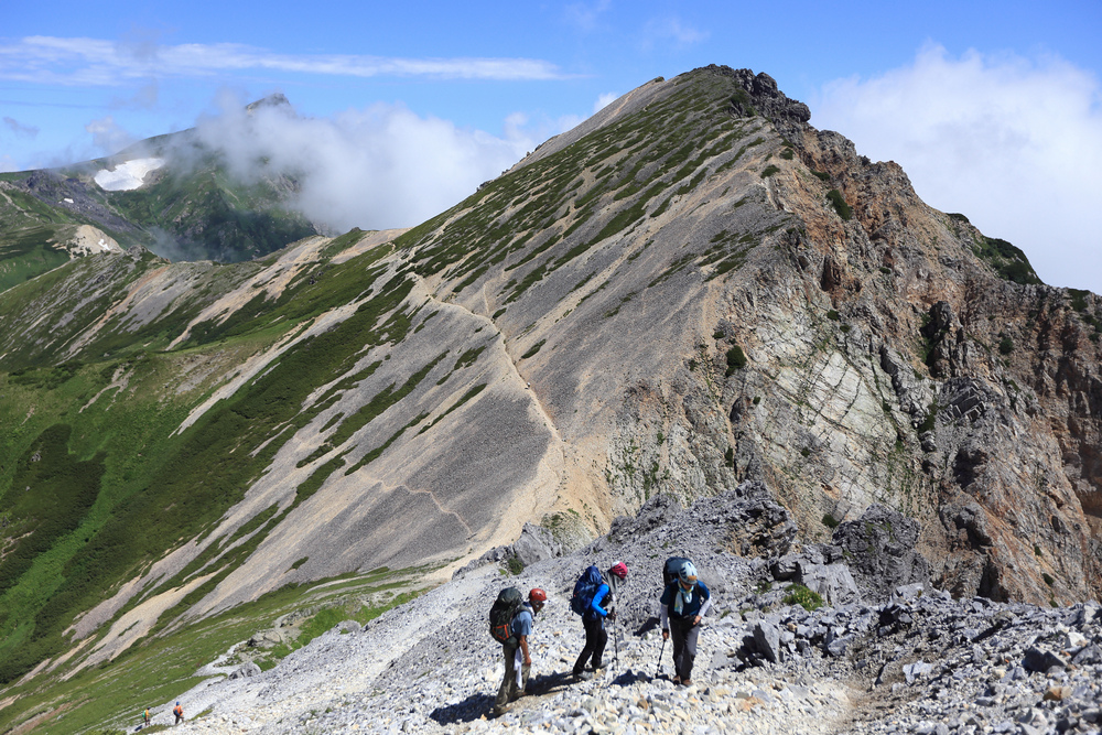 日本：後立山連峰之8～白馬山莊→杓子岳→白馬鑓ヶ岳