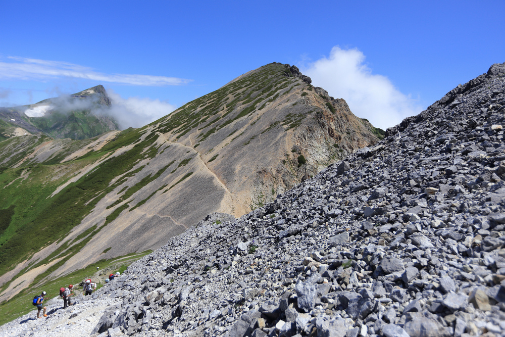 日本：後立山連峰之8～白馬山莊→杓子岳→白馬鑓ヶ岳