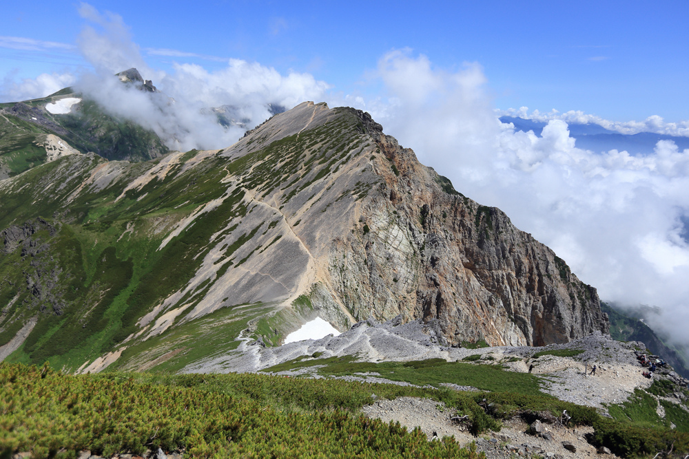 日本：後立山連峰之8～白馬山莊→杓子岳→白馬鑓ヶ岳