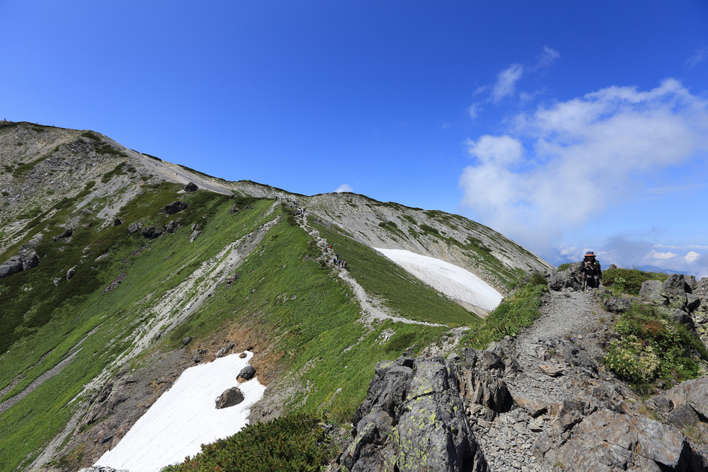日本：後立山連峰之8～白馬山莊→杓子岳→白馬鑓ヶ岳