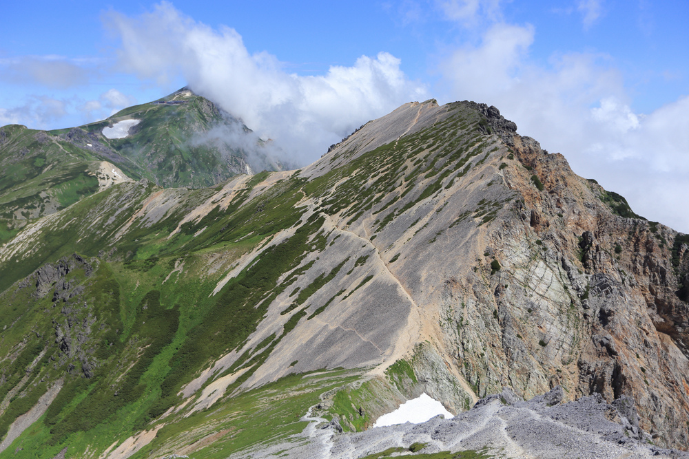 日本：後立山連峰之8～白馬山莊→杓子岳→白馬鑓ヶ岳