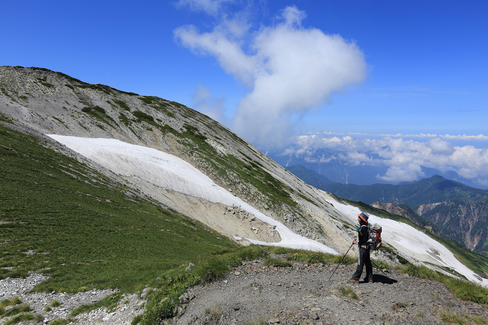 日本：後立山連峰之8～白馬山莊→杓子岳→白馬鑓ヶ岳