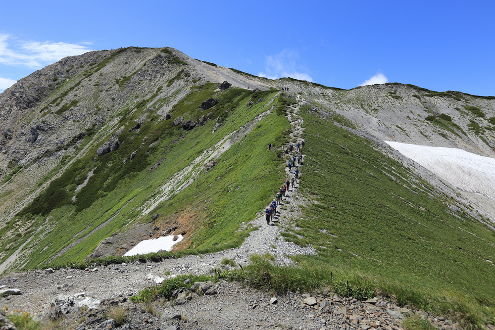 日本：後立山連峰之8～白馬山莊→杓子岳→白馬鑓ヶ岳