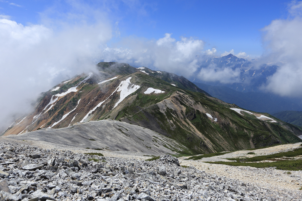日本：後立山連峰之8～白馬山莊→杓子岳→白馬鑓ヶ岳