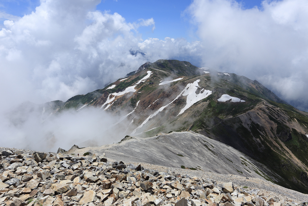 日本：後立山連峰之8～白馬山莊→杓子岳→白馬鑓ヶ岳