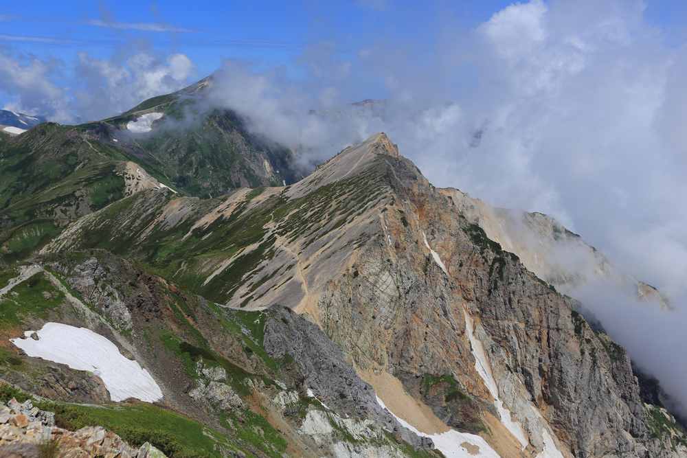 日本：後立山連峰之8～白馬山莊→杓子岳→白馬鑓ヶ岳
