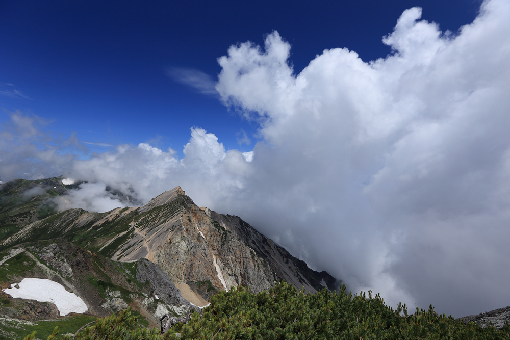 日本：後立山連峰之8～白馬山莊→杓子岳→白馬鑓ヶ岳