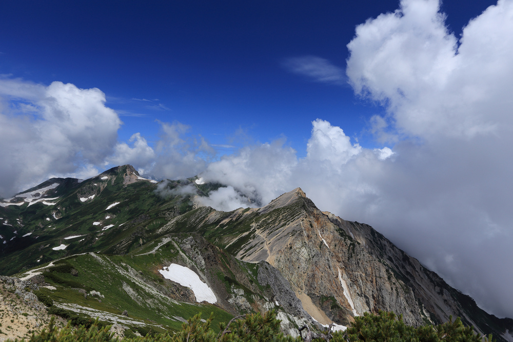 日本：後立山連峰之8～白馬山莊→杓子岳→白馬鑓ヶ岳