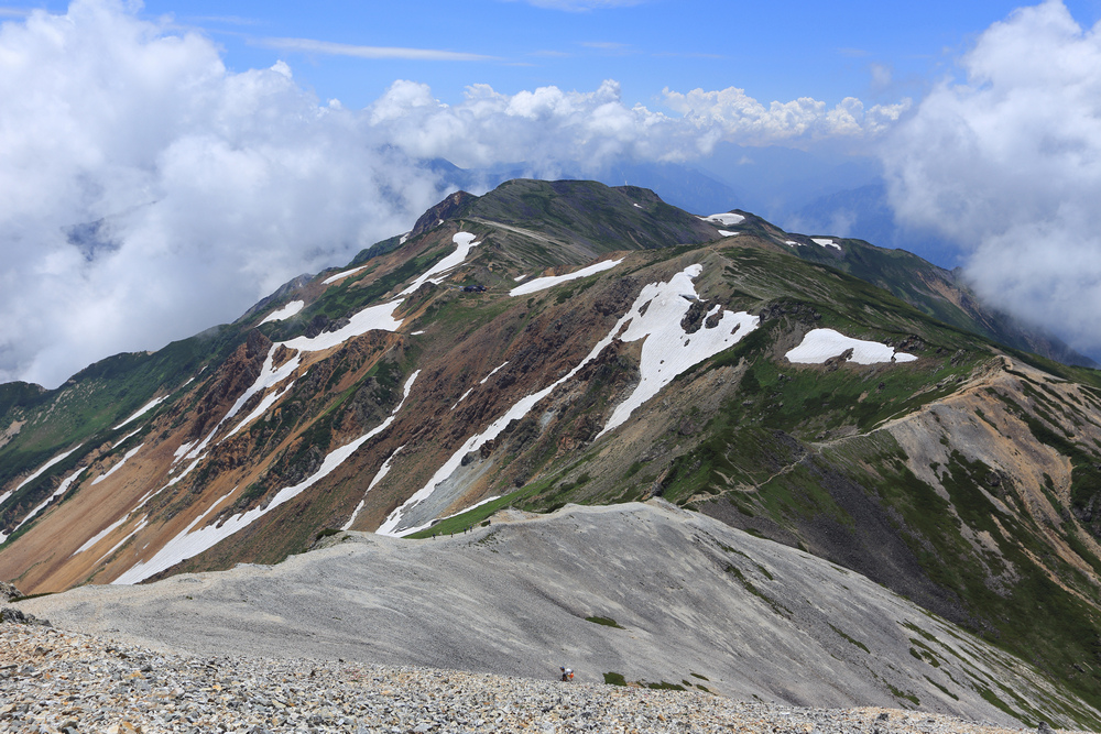 日本：後立山連峰之8～白馬山莊→杓子岳→白馬鑓ヶ岳