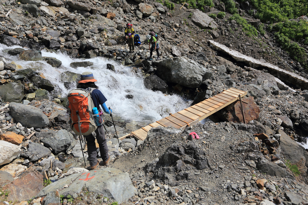 日本:後立山連峰之9~白馬鑓ヶ岳→鑓溫泉→猿倉登山口