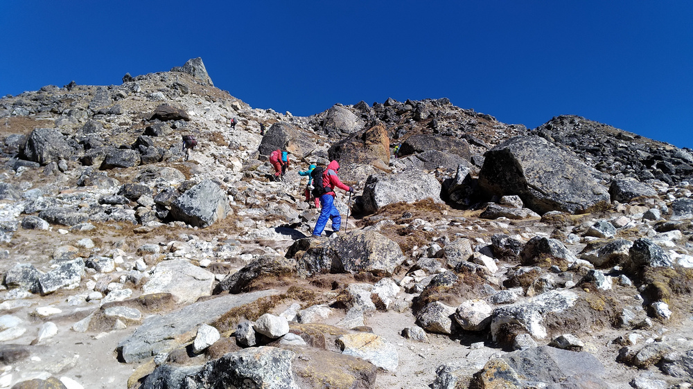 尼泊爾:聖母峰基地營健行 -7 Lobuche(羅布崎)→G