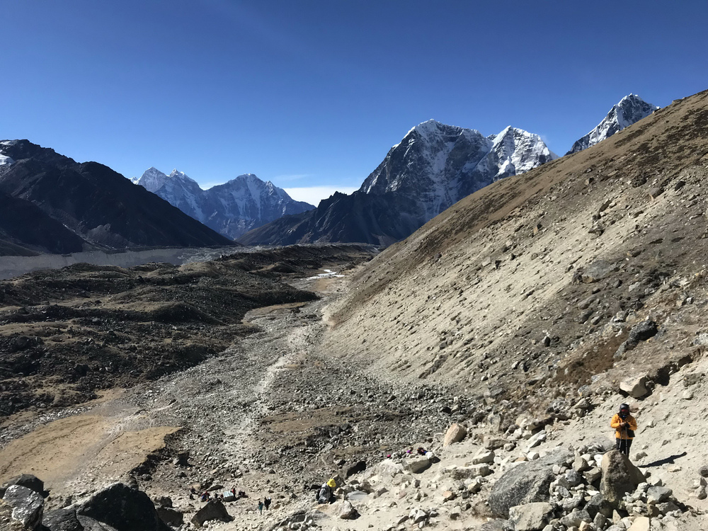 尼泊爾:聖母峰基地營健行 -7 Lobuche(羅布崎)→G