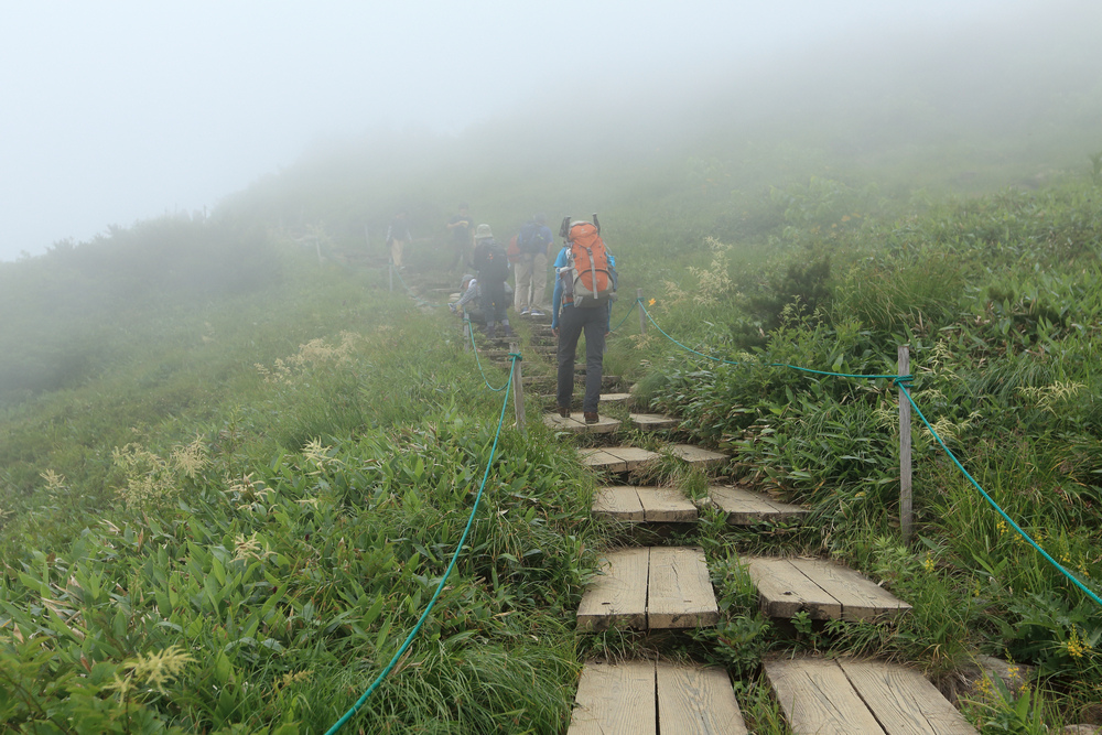 日本:後立山連峰之1~ 從八方尾根上唐松岳 日本:後立山連峰之1~ 從八方尾根上唐松岳
