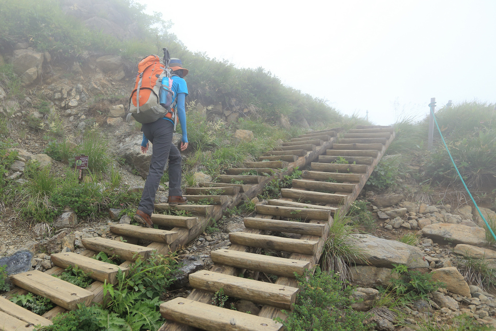 日本:後立山連峰之1~ 從八方尾根上唐松岳 日本:後立山連峰之1~ 從八方尾根上唐松岳
