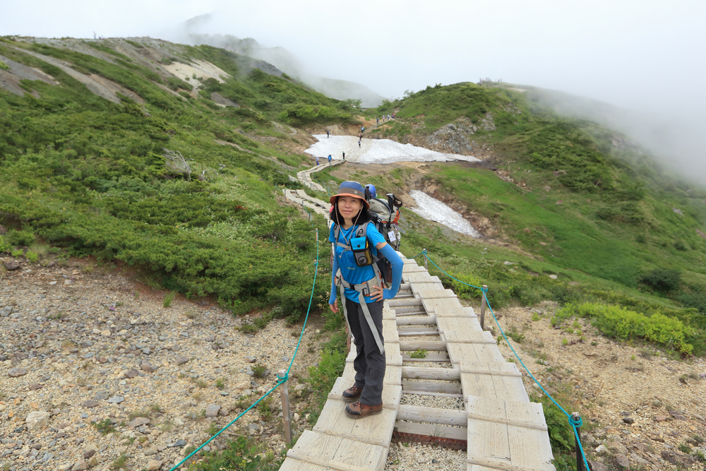 日本:後立山連峰之1~ 從八方尾根上唐松岳 日本:後立山連峰之1~ 從八方尾根上唐松岳