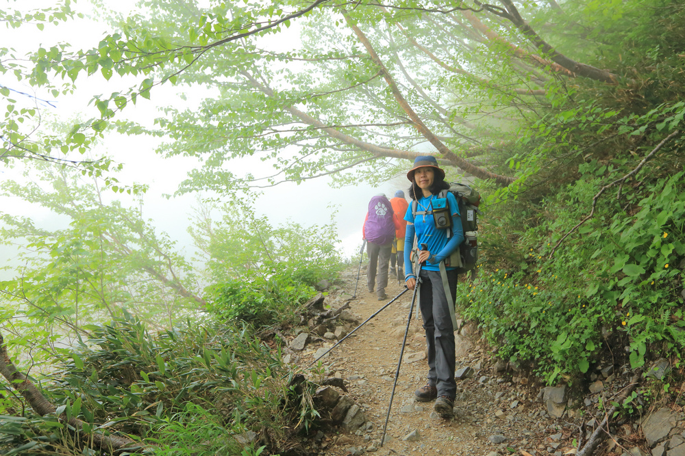 日本:後立山連峰之1~ 從八方尾根上唐松岳 日本:後立山連峰之1~ 從八方尾根上唐松岳