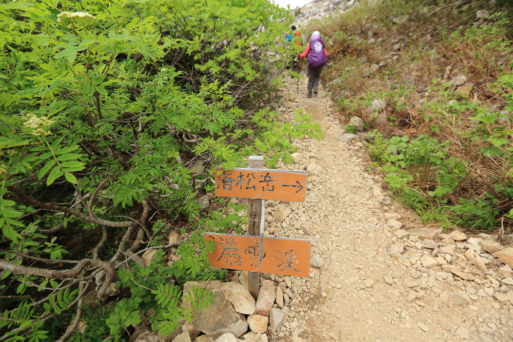 日本:後立山連峰之1~ 從八方尾根上唐松岳