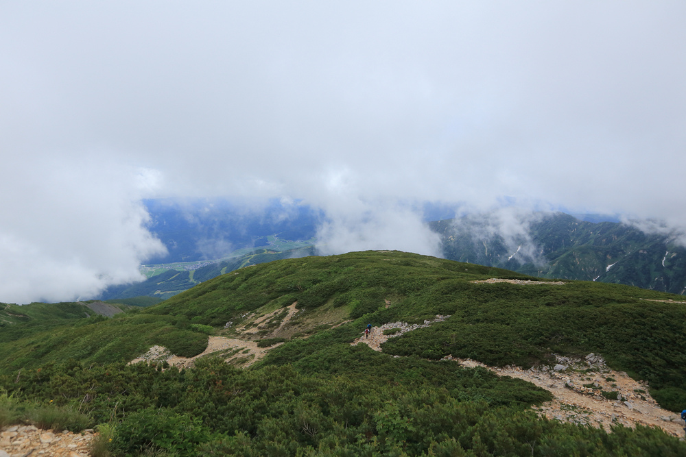 日本:後立山連峰之1~ 從八方尾根上唐松岳
