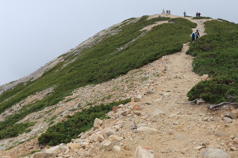 日本:後立山連峰之1~ 從八方尾根上唐松岳